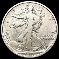 1917-D Walking Liberty Half Dollar CLOSELY