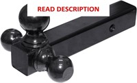 Trailer Hitch Tri-Ball Mount  2 Receiver