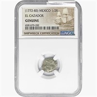 1772-83 1/2Reale SILV Mexico El Cazador NGC