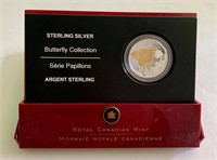 2004 Canada 50 Cents Sterling Silver Clouded Sulph