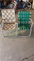 (2) Retro Camping Chairs