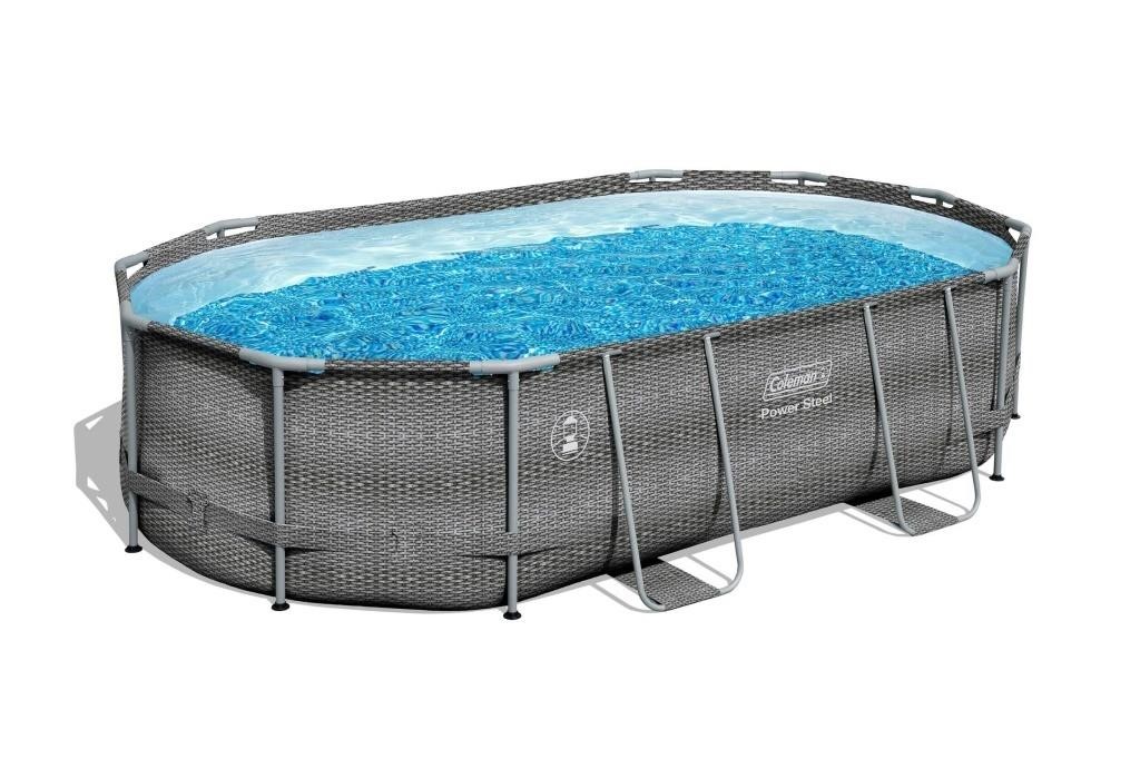 NEW COLEMAN STEEL FRAME SWIMMING POOL 16x10 FEET