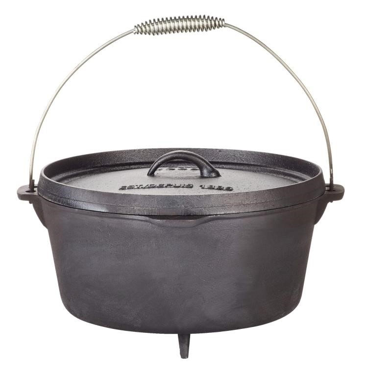 NEW WOODS CAST IRON DUTCH OVEN 7L.