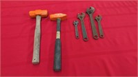 SPECIALITY HAMMERS AND DIFFERENT SIZES OF