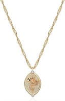 14k Gold-pl. Snake Singapore Chain Necklace