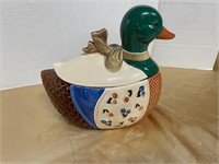 PATCHWORK MALLARD CSC JAPAN COOKIE JAR