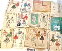 VINTAGE CHILD DRESS PATTERNS