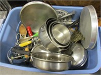 Pots. Bowls, Kitchen Utensils