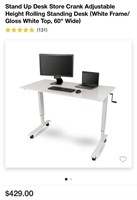 Stand Up Desk (Open Box, New)