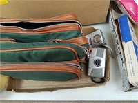 Cameras and bag