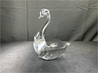 Crystal Swan, signed
