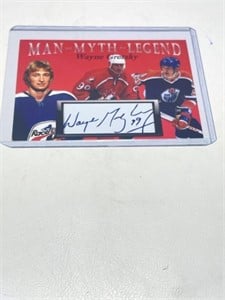 Man Myth Legend Wayne Gretzky Facsimile Auto