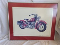 Vintage Indian Chief Motorcycle Picture