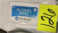 Alcohol wipes 75% alcohol 80ct