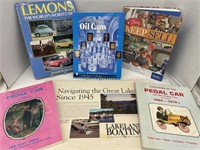 6 Books - 2x Pedal Cars, Navigating the Great