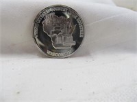 Wisconsin Bicentennial Sterling Silver Medallion
