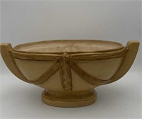 15" oblong pottery console bowl