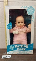 Vintage Darling baby doll. Vinyl with soft body