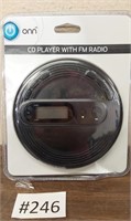 ONN 2017 CD player w/ AMFM radio - never opened