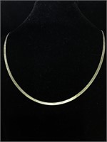 Sterling Silver Chain Necklace 
8.5 inches
