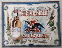 Metal Anheuser-Busch Sign