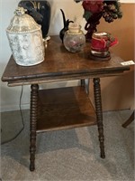 Victorian Square Oak Table