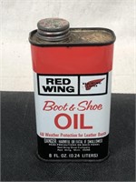 Red wing boot and shoe oil (empty)