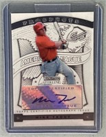 Mike Trout Rookie Autograph Reprint Baseball Card