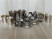 Neiman Marcus Napkin Rings; assorted silver plate