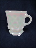 VINTAGE FIRE KING KIMBERLY IRIDESCENT COFFEE MUG