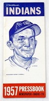 CLEVELAND INDIANS 1957 PRESSBOOK