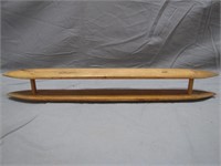 Antique Wooden Shuttlecock for Weaving