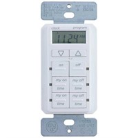 24h Indoor In-Wall Digital Timer - White