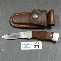 Western S-532 Folding Knife & Sheath