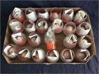 Lot of disposable oil lamps