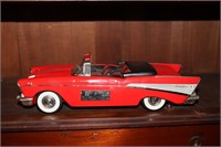 Red 1957 Jim Beam Chevy Bel Air Convertible