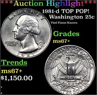 ***Auction Highlight*** 1981-d Washington Quarter