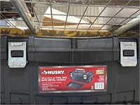 HUSKY TOOL BOX WITH HANDLE RETAIL $30