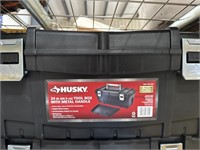 HUSKY TOOL BOX WITH HANDLE RETAIL $30