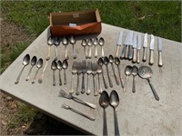 41 pieces Club and Oneida Flatware/ silverware