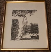 Ron Harris Lighthouse Print - Signed #158/500