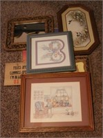 Lot of Assorted Framed Prints - Various Sizes