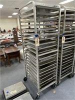 Commercial Rolling Baking Rack w/20 Pans