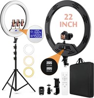 22 LED Ring Light with Tripod & LCD Display
