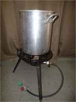 Propane Outdoor Burner Stand & Turkey Fry Pot