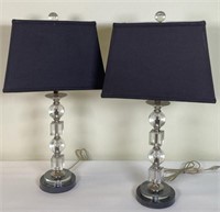 PAIR CONTEMPORARY TABLE LAMPS