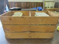 OLD EGG WOODEN CRATE