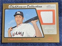 CHRISTIAN YELICH 2015 CLUBHOUSE COLLECTION GOLD/50