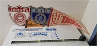 EIU Decals, Wall Art, Indiana Pennant & Wall Art