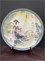 decorative Asian plate w/ stand